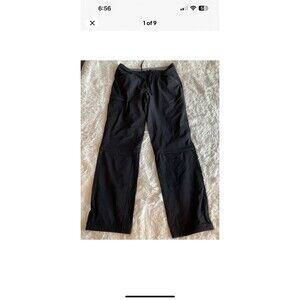 Mountain Hardwear Yuma Pants Women's 8/32 Black Ankle Cinch Outdoor Hiking